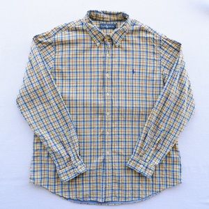 Polo Ralph Lauren Mens Double Lined Button Down Shirt Size XXL Multicolor Plaid